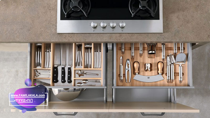 تجهیزات و اکسسوری های آشپزخانه، محصولاتی هستند که همگی به مصرف کننده در استفاده بهینه تر از فضای کابینت و آشپزخانه خود کمک می‌کنند